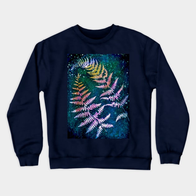 Botanical cyanotype herb Crewneck Sweatshirt by redwitchart